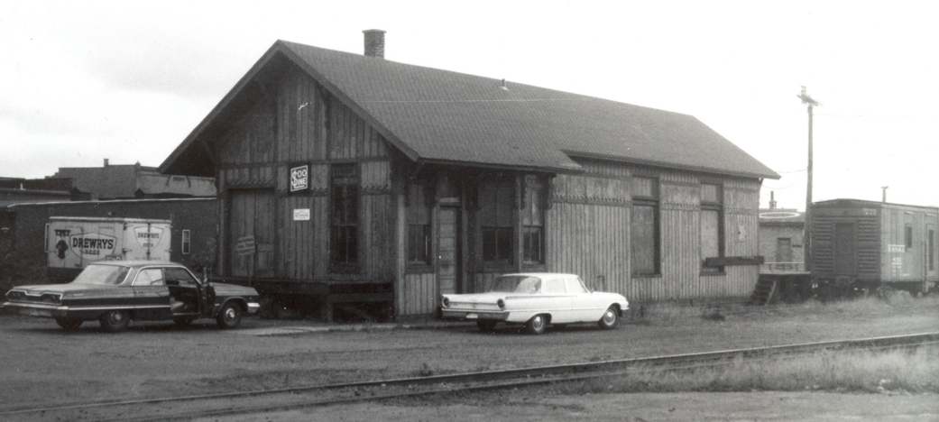 October 1968 photo of depot